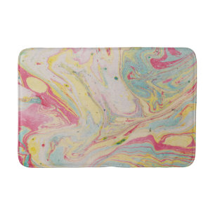 Marble Granite Texture Colorful    Bath Mat
