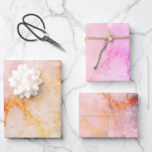 Marble Granite Veins Bright Coloured Paper