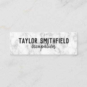 marble grunge mini business card