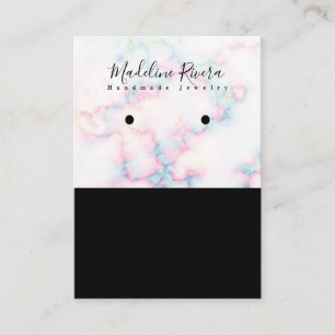 Marble Handmade Artisan Earring Display Cards