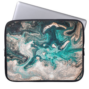 Marble Handmade: Traditional Luxury Texture. Laptop Sleeve