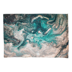 Marble Handmade: Traditional Luxury Texture. Pillowcase