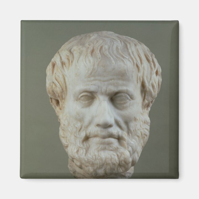 Marble head of Aristotle Magnet (Front)