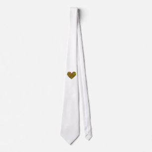 Marble Heart on Neck Tie