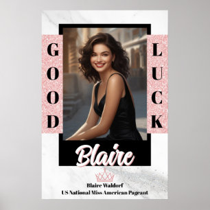 Marble Ice Pageant Door Banner Poster