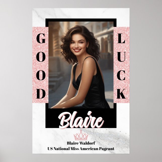 Marble Ice Pageant Door Banner Poster (Front)