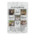 Marble In Loving Memory Photo Collage Memorial