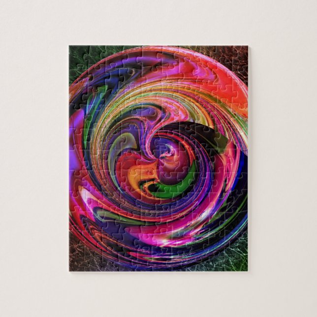 Marble-ized Jigsaw Puzzle (Vertical)