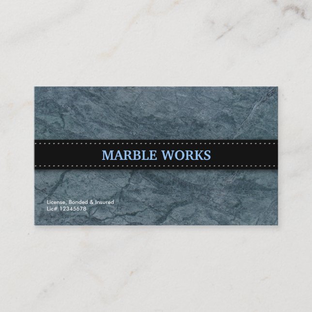 Marble Kitchen Remodeling Business cards (Front)
