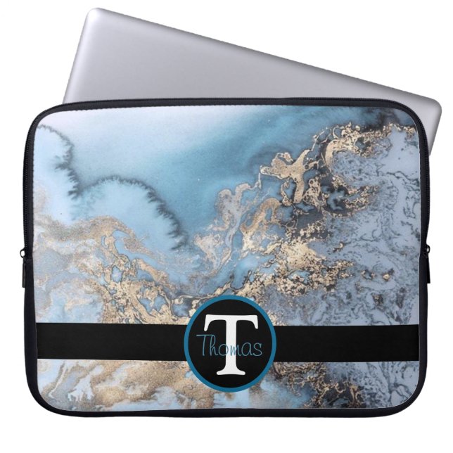 Marble Laptop Sleeve (Front)