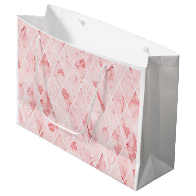 marble large gift bag (Front Angled)