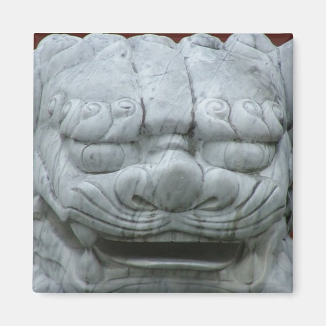 Marble Lion - magnet (Front)