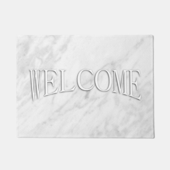 Marble Look Doormat (Front)