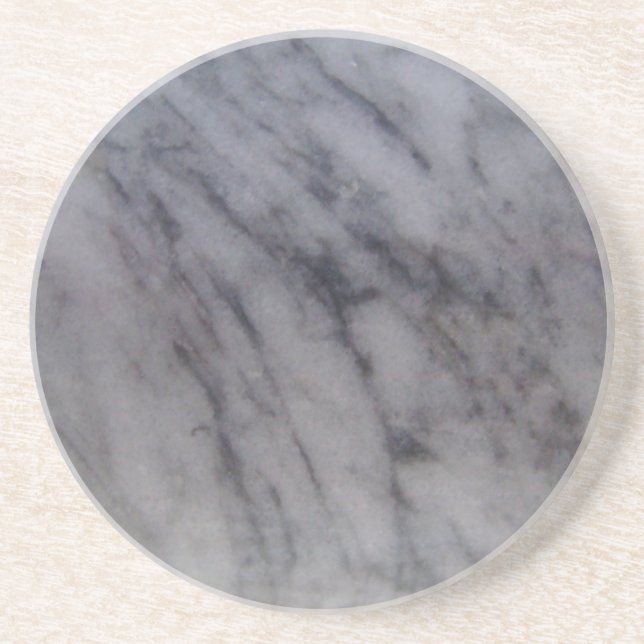 Marble Look- Grey Coaster (Front)