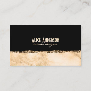 Marble luxury elegant gold modern glam designer  business card