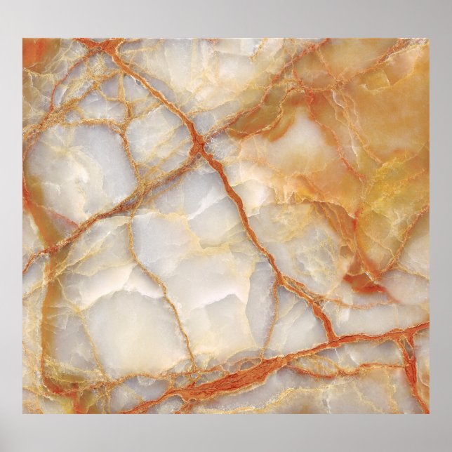 Marble Majesty: Glossy Elegance Poster (Front)