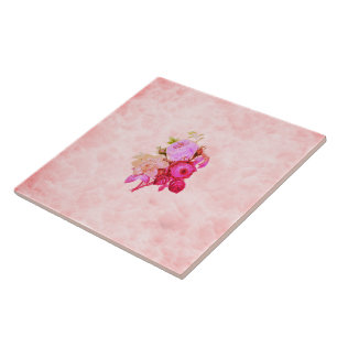 Marble Marmo marble flowers rose flowers Ceramic Tile