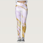 Marble Minimal Abstract Minimal  Lilac Purple Gold Leggings<br><div class="desc">Elegant unique simply  trendy leggings projected according to actual trends in design.</div>
