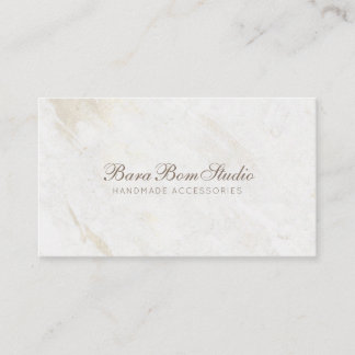 Marble Modern Minimalist Business Cards