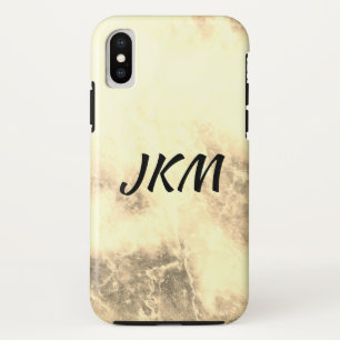 marble monogram iPhone x case