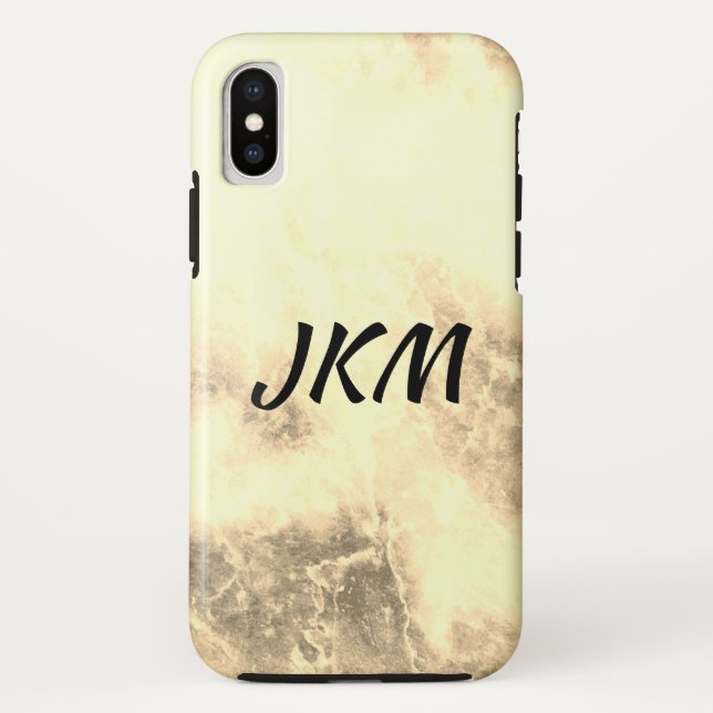 marble monogram Case-Mate iPhone case (Back)