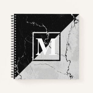 Marble Monogram Notebook