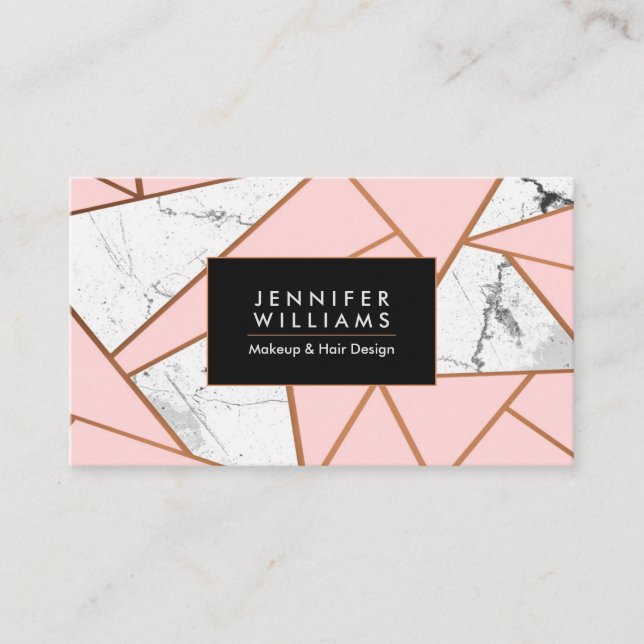 Marble Mosaic Business Card (Front)