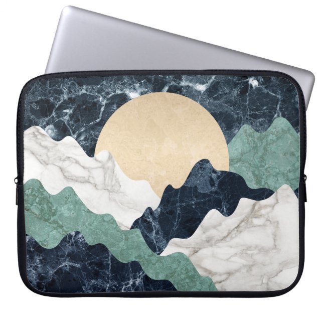 Marble Mountain Landscape Laptop Sleeve (Front)
