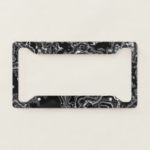 Marble Mystique - Agate Elegance -black and white-