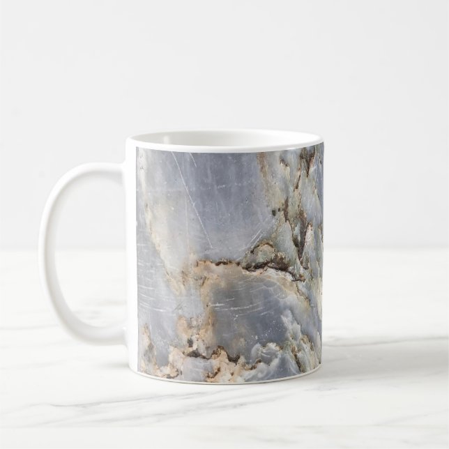 marble natural abstract pattern backgroundabstract coffee mug (Left)