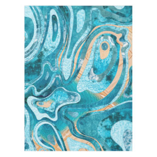 Marble Ocean Beach Tablecloth