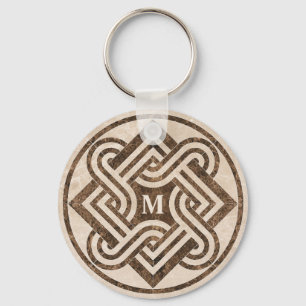 Marble Ornament Key Ring