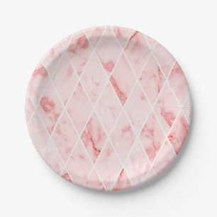 marble paper plate