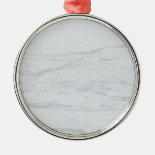 Marble Pastel Glitter Premium Round Ornament