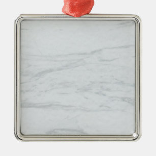 Marble Pastel Glitter Premium Square Ornament