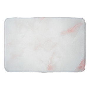 Marble Pastel Stone Texture Glitter Watercolor Bath Mat