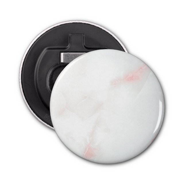 Marble Pastel Stone Texture Glitter Watercolor Bottle Opener (Front)