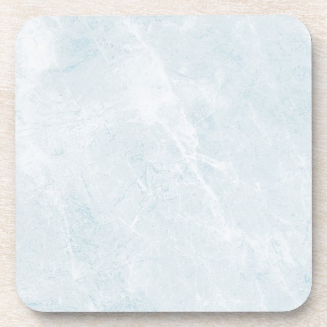 Marble Pastel Stone Texture Glitter Watercolor Coaster (Front)