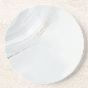 Marble Pastel Stone Texture Glitter Watercolor Coaster