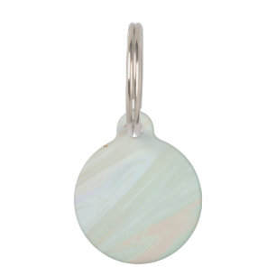 Marble Pastel Stone Texture Glitter Watercolor Pet Tag