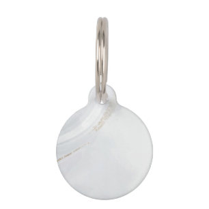 Marble Pastel Stone Texture Glitter Watercolor Pet Tag