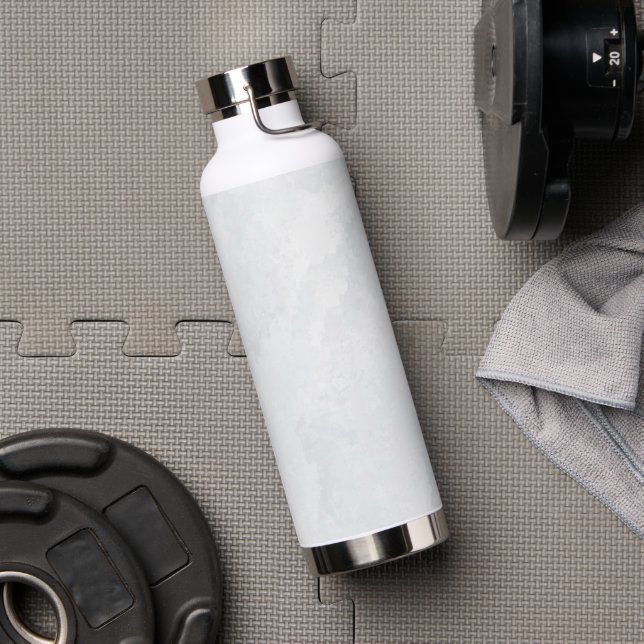 Marble Pastel Stone Texture Glitter Watercolor Water Bottle (Gym)