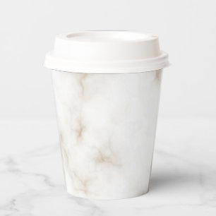 Marble Pastel Stone Textured 8oz Paper Cup