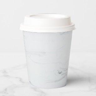 Marble Pastel Stone Textured 8oz Paper Cup