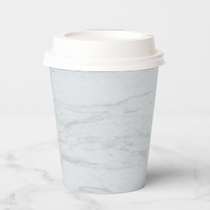 Marble Pastel Stone Textured 8oz Paper Cup
