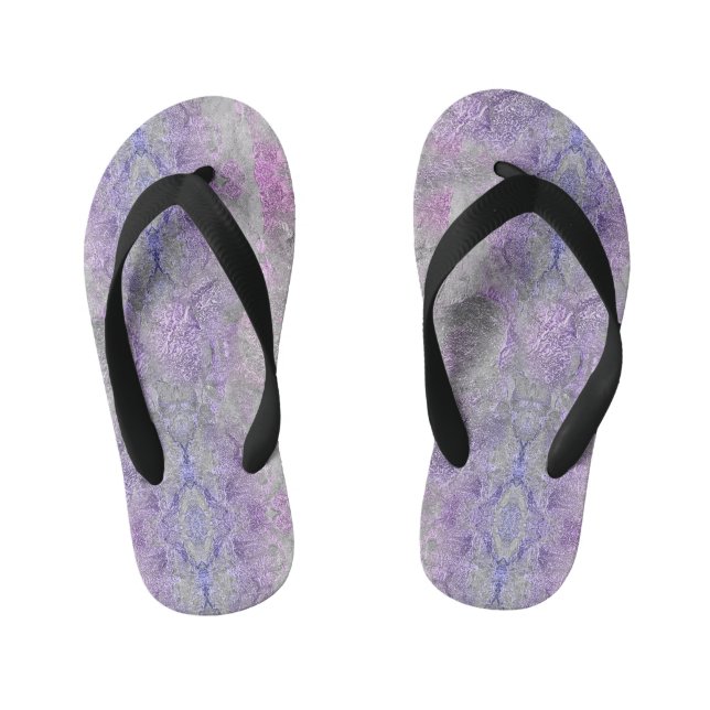 Marble pattern 3 kid's thongs (Footbed)