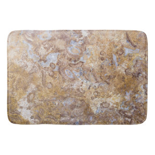 Marble pattern background bath mat