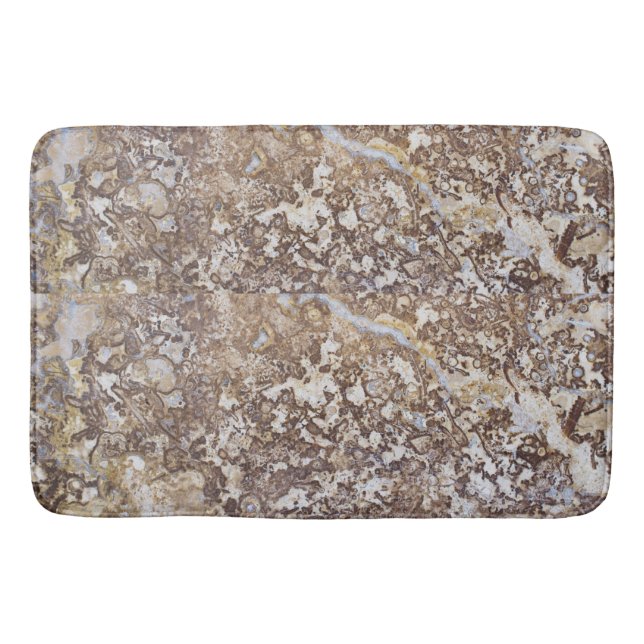 Marble pattern background bath mat (Front)