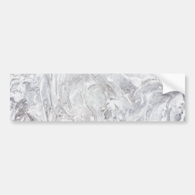 Marble pattern bumper sticker (Front)