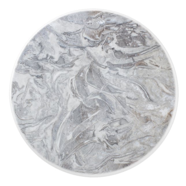 Marble pattern ceramic knob (Front)